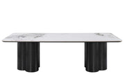Atlantis 240cm Table | Chanel Top - Black Base