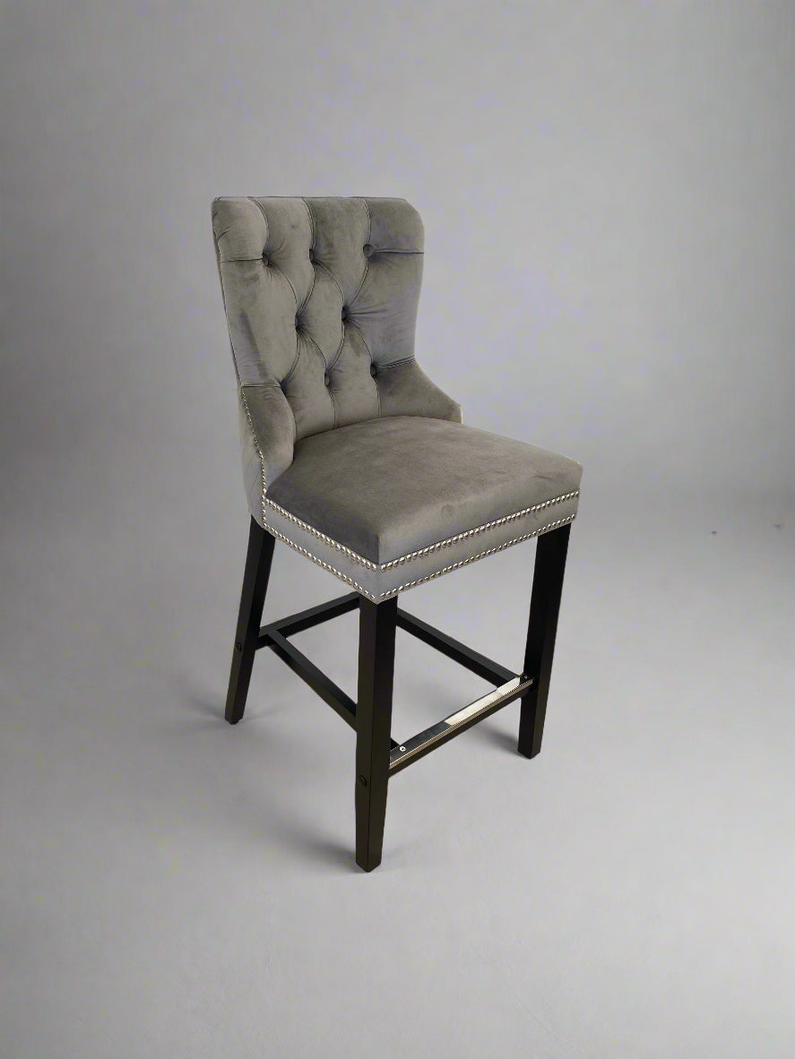 Xini Stools | Grey Velvet