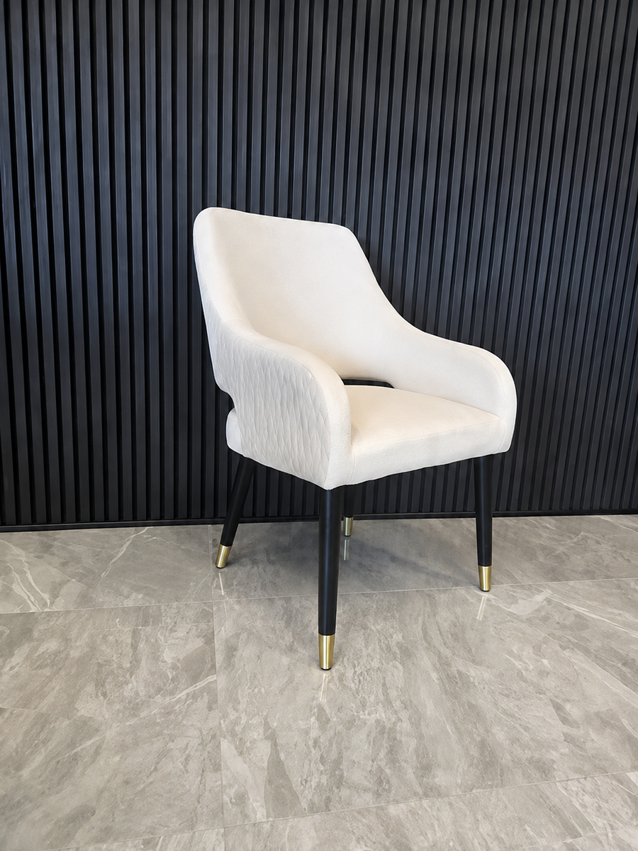 Ophelia Chair | Offwhite Velvet