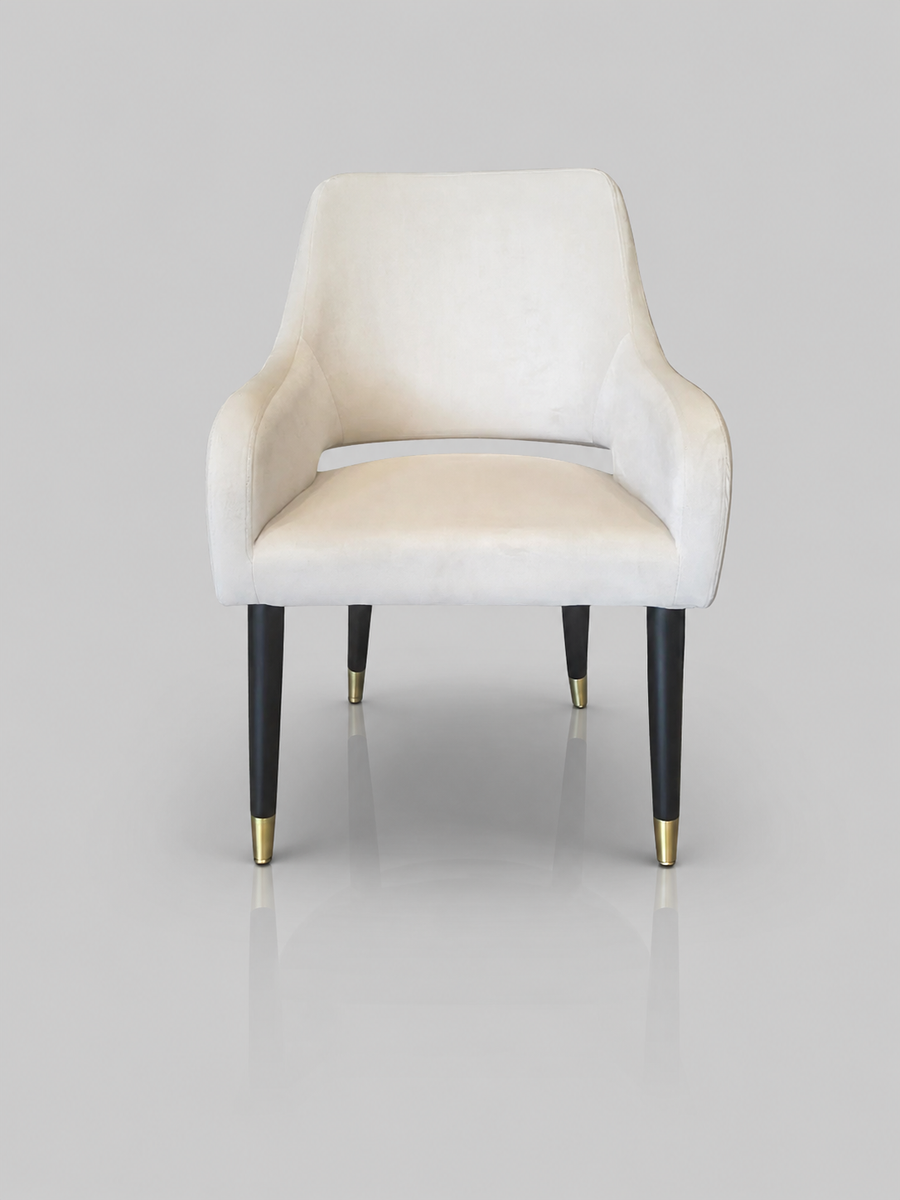 Ophelia Chair | Offwhite Velvet