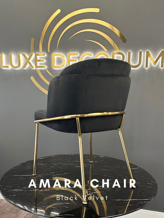 Amara Chair | Gold Legs