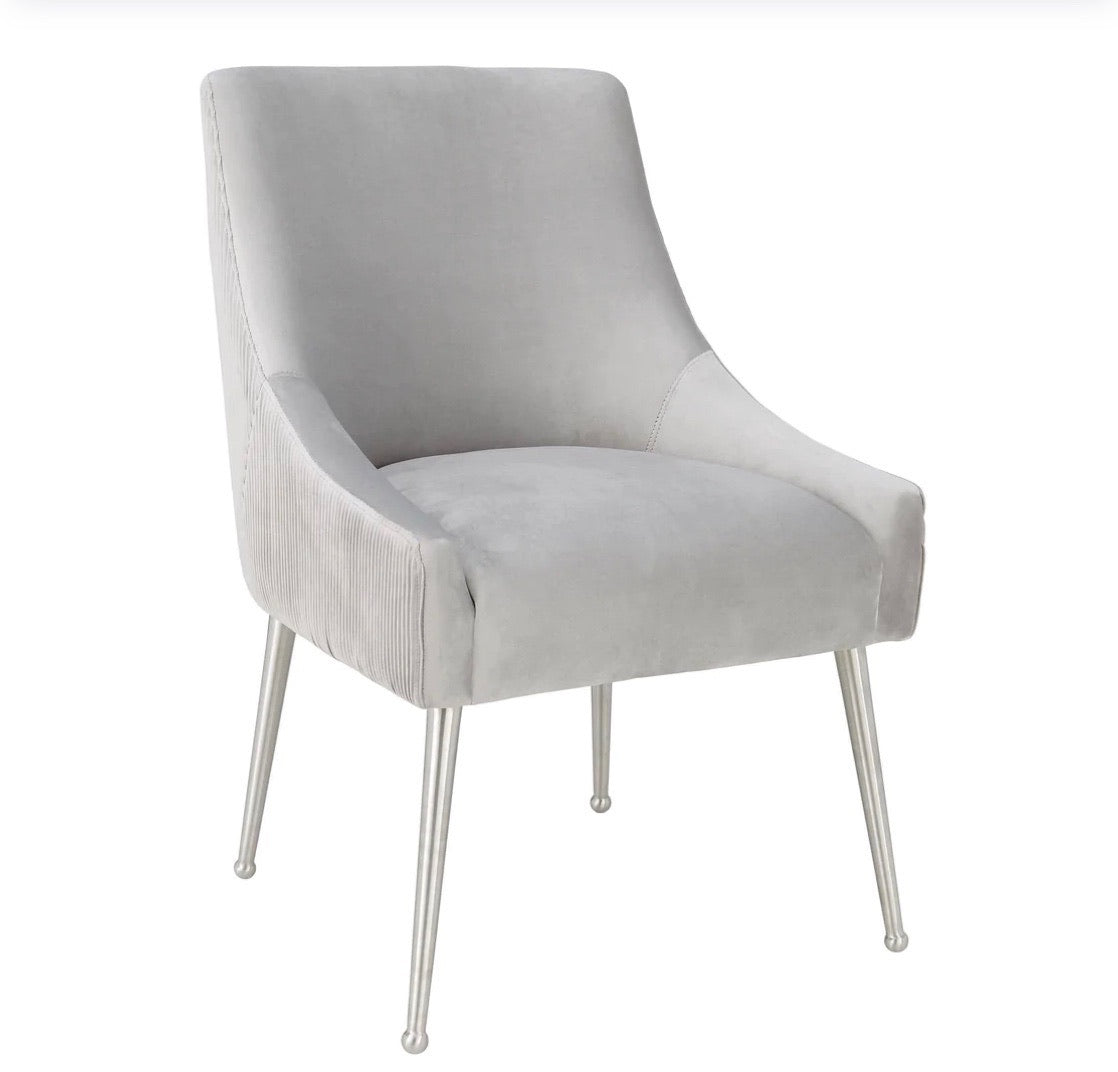 Caviar Chair - Brushed Silver Legs