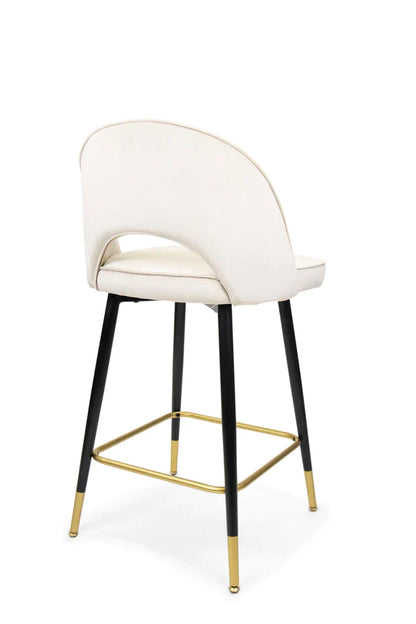 Selena Stools | Offwhite Velvet
