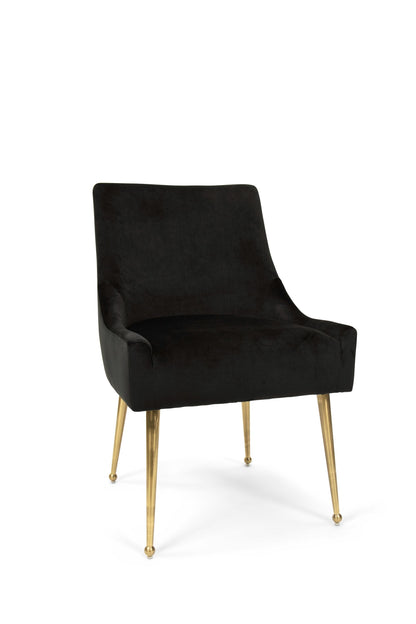 Diore Chair - Brushed Gold Legs