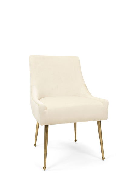 Diore Chair - Brushed Gold Legs